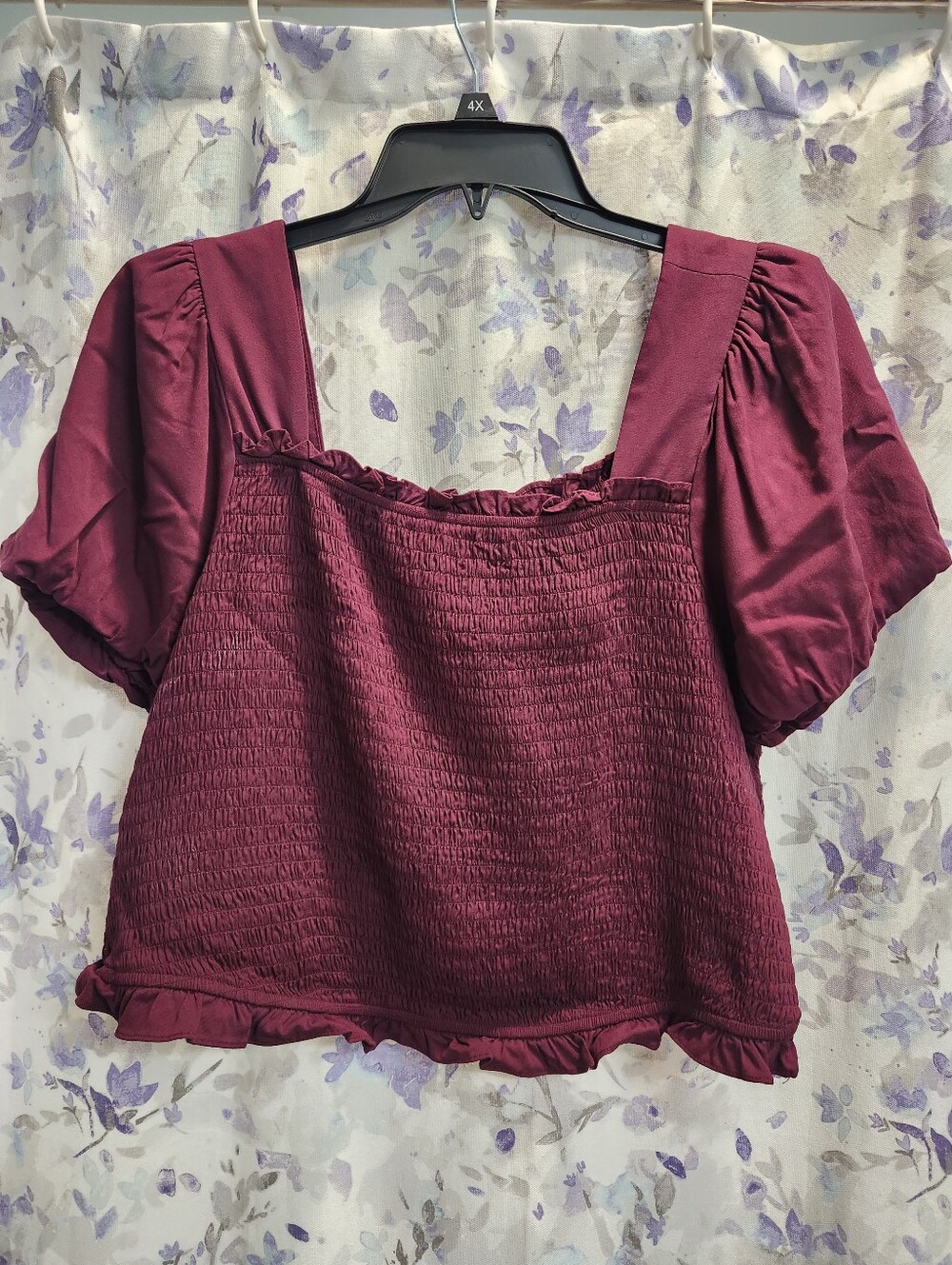 Roushed Crop Top